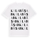 Kilanäsan ordlek t-shirt