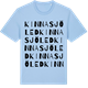 Blue Soul t-shirt med Kinnasjöled ordlek t-shirt