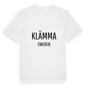 Klämma i Sverige t-shirt – ekologisk bomull t-shirt från Pinshirt