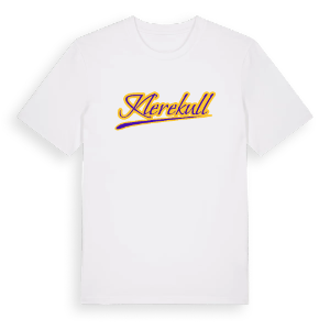 Klerekull baseball t-shirt – ekologisk bomull t-shirt från Pinshirt