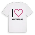 Jag älskar Klevagård t-shirt stort tryck