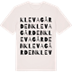 Vintage White t-shirt med Klevagården ordlek t-shirt