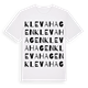 Klevahagen ordlek t-shirt