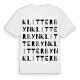Klitterbyn ordlek t-shirt