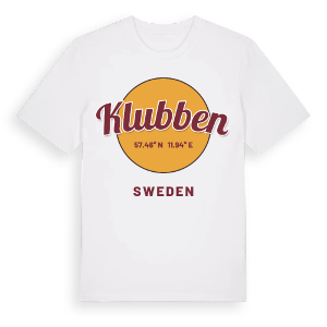 Klubben cirkel t-shirt – ekologisk bomull t-shirt från Pinshirt