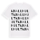 Knallhult ordlek t-shirt