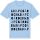 Blue Soul t-shirt med Knapegården ordlek t-shirt