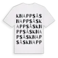 Knappsås ordlek t-shirt
