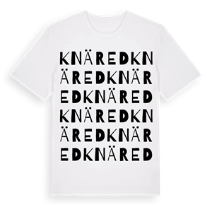 Knäred ordlek t-shirt – ekologisk bomull t-shirt från Pinshirt