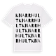 Knarrhult ordlek t-shirt