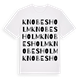 Knobesholm ordlek t-shirt