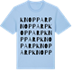 Blue Soul t-shirt med Knopparp ordlek t-shirt