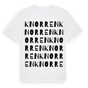 Knorren ordlek t-shirt – ekologisk bomull t-shirt från Pinshirt