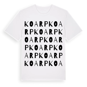 Koarp ordlek t-shirt – ekologisk bomull t-shirt från Pinshirt