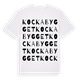 Kockabygget ordlek t-shirt