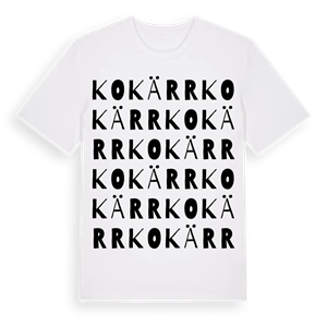 Kokärr ordlek t-shirt – ekologisk bomull t-shirt från Pinshirt