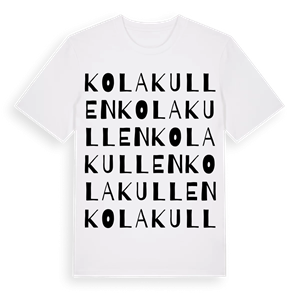 Kolakullen ordlek t-shirt – ekologisk bomull t-shirt från Pinshirt
