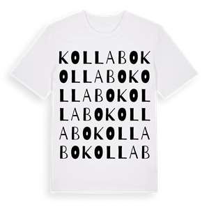 Kollabo ordlek t-shirt – ekologisk bomull t-shirt från Pinshirt