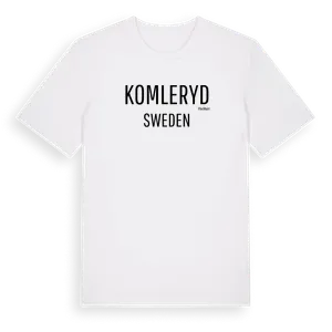 Komleryd i Sverige t-shirt – ekologisk bomull t-shirt från Pinshirt