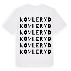 Komleryd ordlek t-shirt – ekologisk bomull t-shirt från Pinshirt