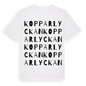Kopparlyckan ordlek t-shirt – ekologisk bomull t-shirt från Pinshirt