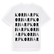 Kornarp ordlek t-shirt