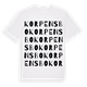 Korpensbo ordlek t-shirt