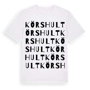 Körshult ordlek t-shirt – ekologisk bomull t-shirt från Pinshirt