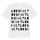 Körshult ordlek t-shirt