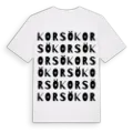 Korsö ordlek t-shirt