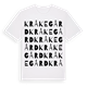 Kråkegård ordlek t-shirt