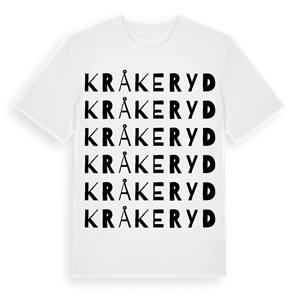 Kråkeryd ordlek t-shirt – ekologisk bomull t-shirt från Pinshirt