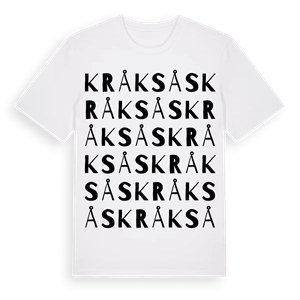 Kråksås ordlek t-shirt – ekologisk bomull t-shirt från Pinshirt