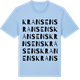 Blue Soul t-shirt med Kransens ordlek t-shirt