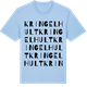 Blue Soul t-shirt med Kringelhult ordlek t-shirt