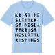 Blue Soul t-shirt med Kristineslätt ordlek t-shirt