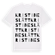 Kristineslätt ordlek t-shirt
