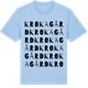 Blue Soul t-shirt med Krokagård ordlek t-shirt