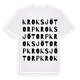 Kroksjötorp ordlek t-shirt
