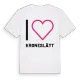 Jag älskar Kroneslätt t-shirt stort tryck