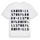 Kronvallstorp ordlek t-shirt