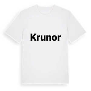 Krunor fetstil t-shirt – ekologisk bomull t-shirt från Pinshirt