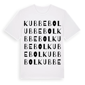 Kubbebol ordlek t-shirt – ekologisk bomull t-shirt från Pinshirt