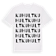 Kuhult ordlek t-shirt