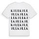 Kull ordlek t-shirt