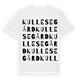 Kullesegård ordlek t-shirt