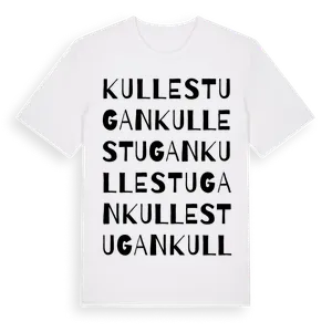 Kullestugan ordlek t-shirt – ekologisk bomull t-shirt från Pinshirt