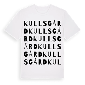 Kullsgård ordlek t-shirt – ekologisk bomull t-shirt från Pinshirt