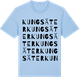Blue Soul t-shirt med Kungsäter ordlek t-shirt