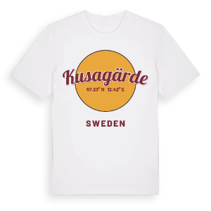 Kusagärde cirkel t-shirt – ekologisk bomull t-shirt från Pinshirt